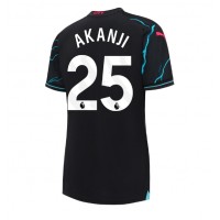 Camiseta Manchester City Manuel Akanji #25 Tercera Equipación Replica 2023-24 para mujer mangas cortas
